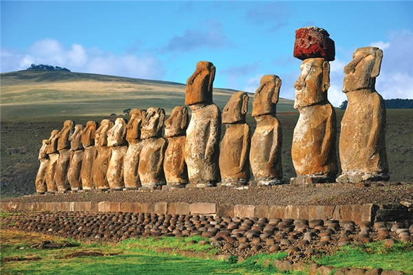 Những bức tượng đá đảo phục sinh