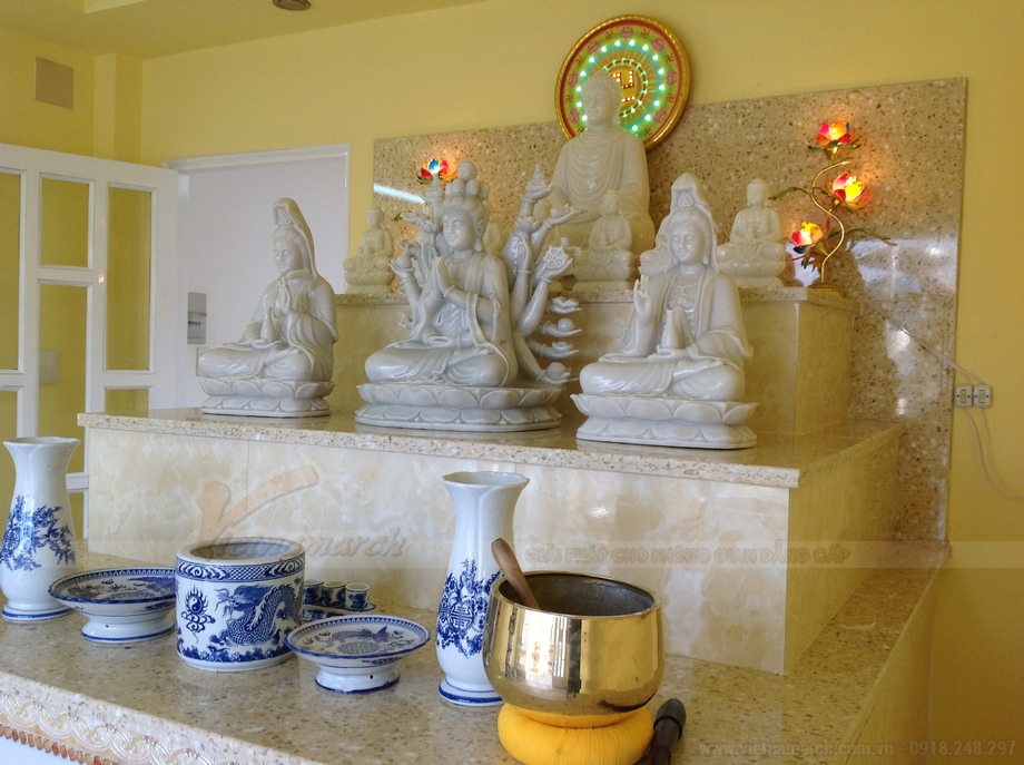 Cách đặt tượng Phật Bà Quan Âm trong nhà