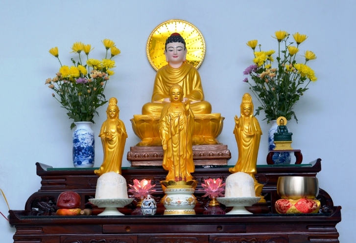 Cách thờ tượng Phật trong nhà